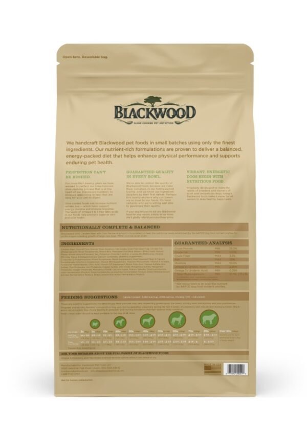 Blackwood Dry Dog Food – 1000 Everyday Diet Chicken Meal with Oats(6.8kg)