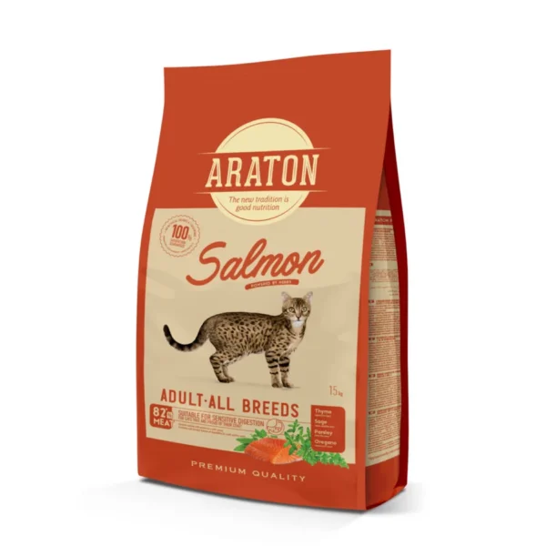Araton Salmon with Poultry – Cat Dry Food