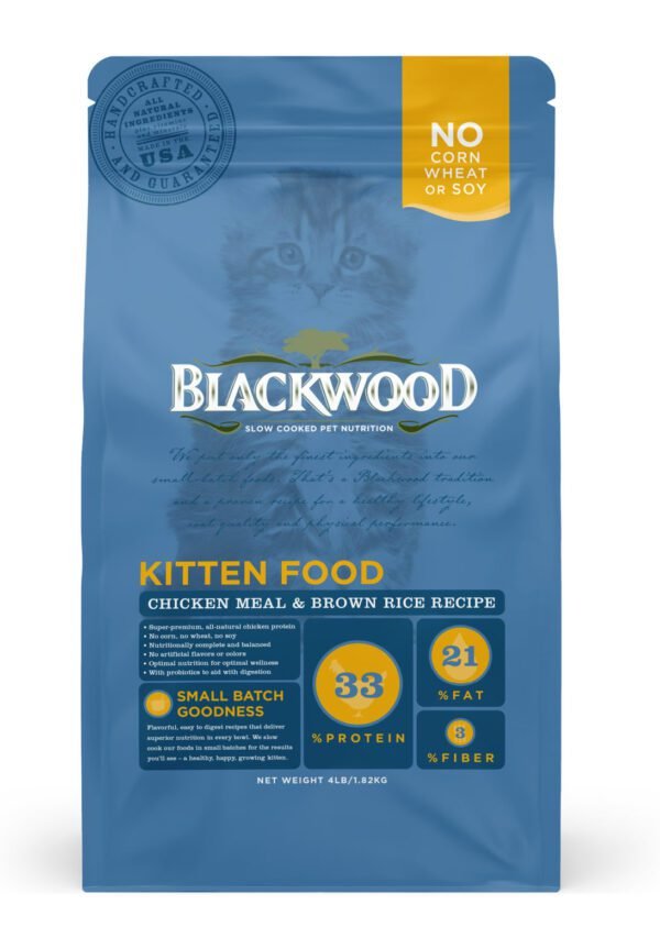 Blackwood Kitten Food Chicken Meal & Brown Rice Recipe(6kg)