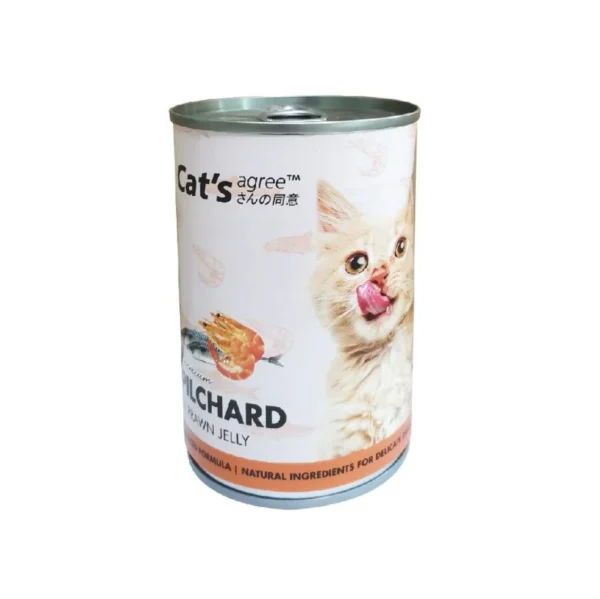 Pilchard in Prawn Jelly – Cat Canned Food | Cat Agree(400g)