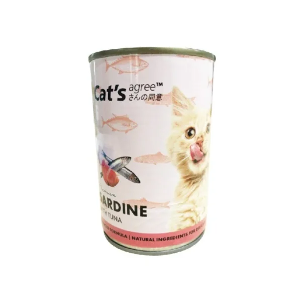 Sardines with Tuna – Cat Canned Food | Cat Agree(400g)