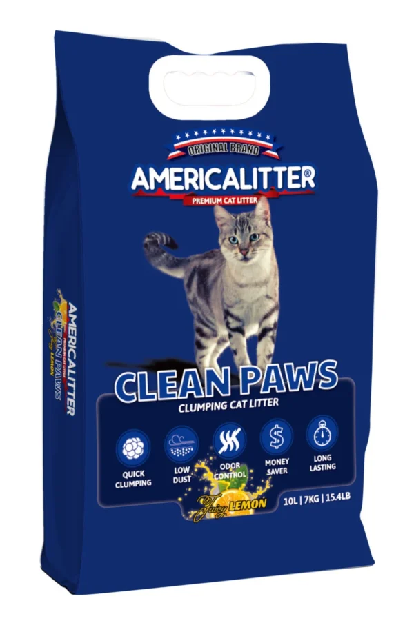 AmericaLitter Clean Paws: Lemon (7kg/10L)
