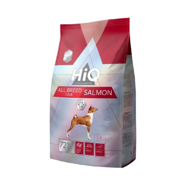 All Breed Adult Salmon Dog Dry Food | HIQ(2.8kg)