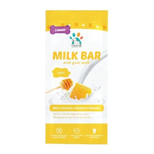 Honey Milk Bar Dog Snack | Singapaw