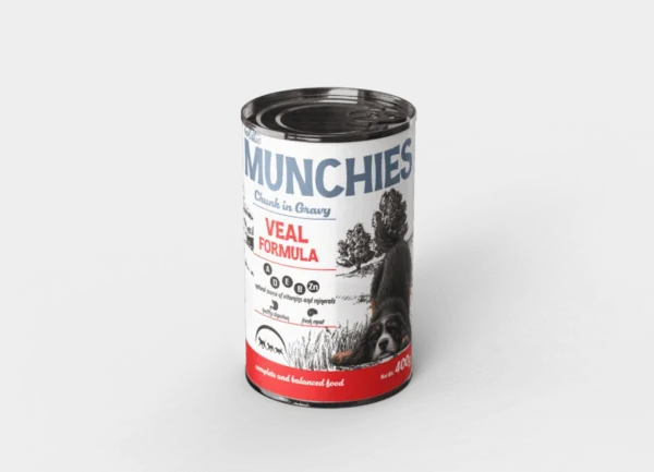 Munchies Dog Veal Chunks In Gravy(400g)