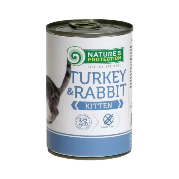 Junior Cats with Turkey & Rabbit | Nature’s Protection Cat Canned *Super Premium Series*