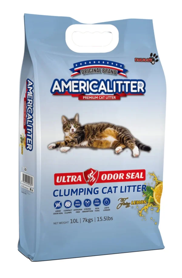 AmericaLitter Ultra Odor Seal: Lemon (7KG/10L)