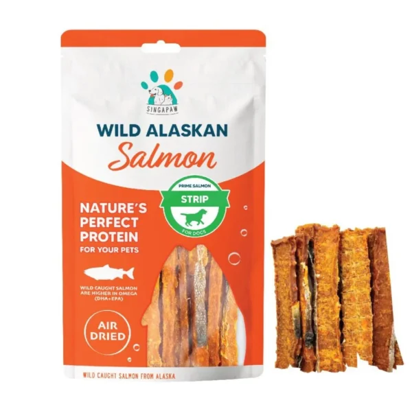 Prime Salmon Jerky Dog Snack | Singapaw(70g)