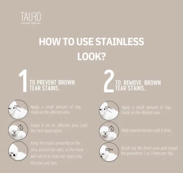 Tauro Pro Line Pure Nature Stainless Look 3-in-1 Natural Clay