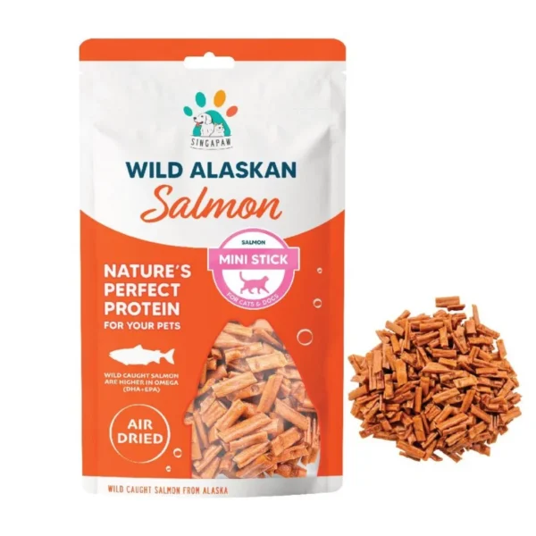 Salmon Mini Stick Cat Snack | Singapaw(70g)