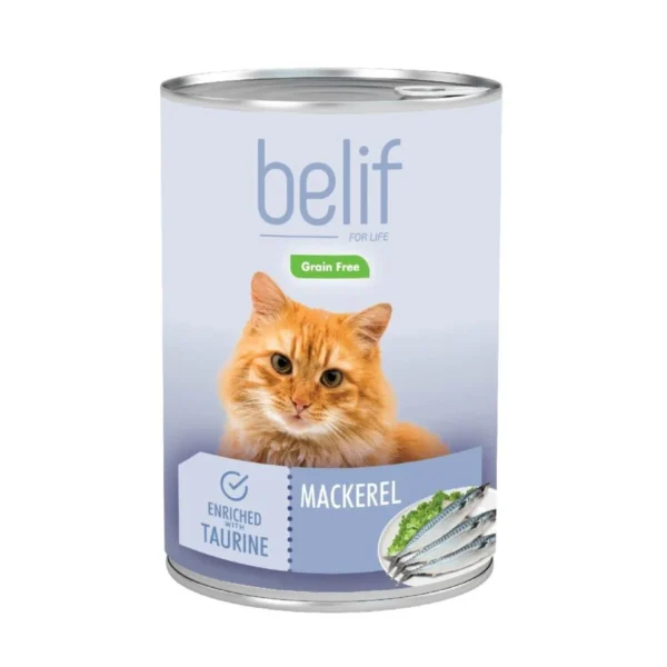 Belif Canned Food for Adult Cat – Mackerel(400g)