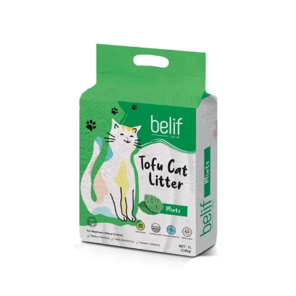 Belif Tofu Cat Litter – Mints(2.8kg/7L)