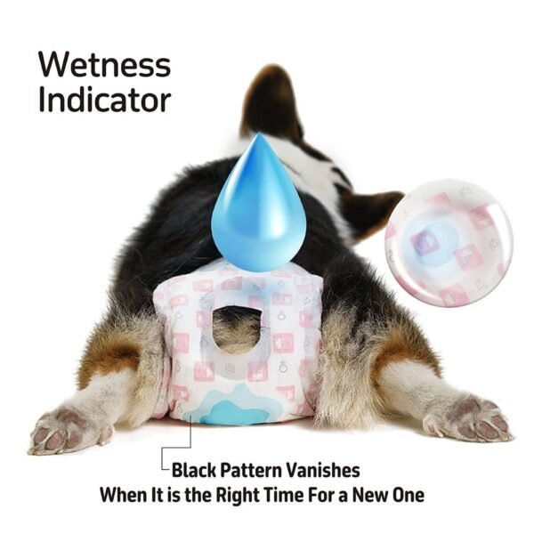 Fofos Female Dog Diaper S 18pcs Waist 20-25cm Weight 1.5-3kg