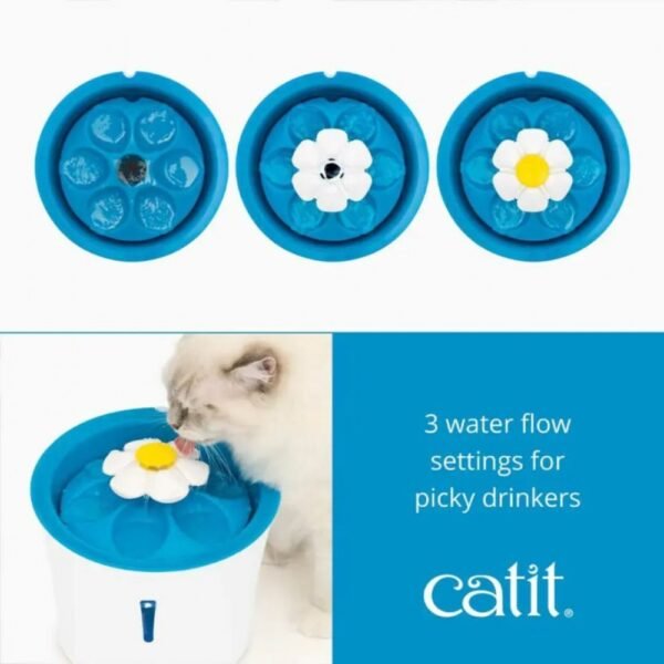Flower Drinking Fountain With Led 3l