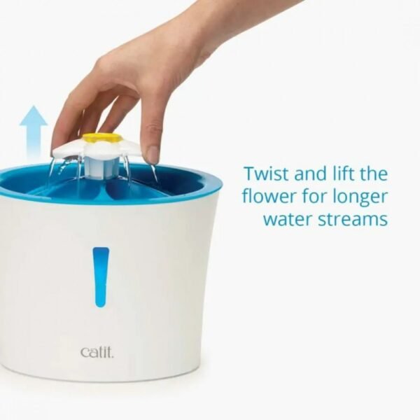 Flower Drinking Fountain With Led 3l