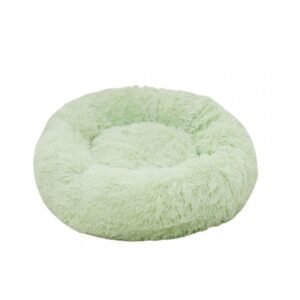 PTC Round Plush Pet Bed Light Green Xs 40cm