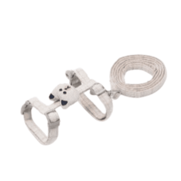 Hawoo Cat Harness And Leash In Beige 1.0cm