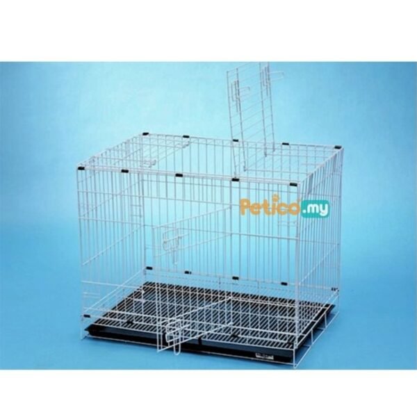 Petzoo D305 Black Dog Cage With Two Doors