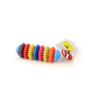 Aduck Multi Colors Tpr Dog Chew Toy 7gear 14cm
